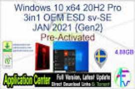 Windows 10 X64 Pro 3in1 OEM ESD en-US fr-FR MARCH 2021 {Gen2}